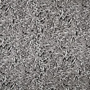 Viscose Jersey abstract leopard print – silver grey/black, 