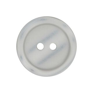 Basic 2-Hole Plastic Button - light grey, 