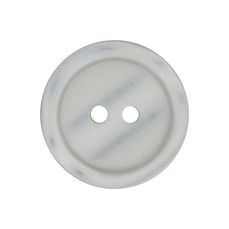 Basic 2-Hole Plastic Button - light grey,  image number 1