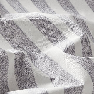 Coated Cotton Stripes – grey, 