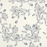 viscose fabric tulips – offwhite/midnight blue,  thumbnail number 1