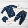 Cotton Jersey sketched sailing boats – navy blue,  thumbnail number 6