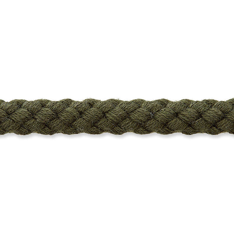 Cotton cord [Ø 7 mm] – dark olive,  image number 1