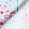 Decor Fabric Half Panama cherry blossom branches – light blue/pink,  thumbnail number 4