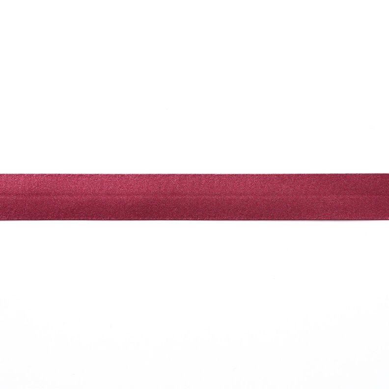 Bias binding Satin [20 mm] – burgundy,  image number 1