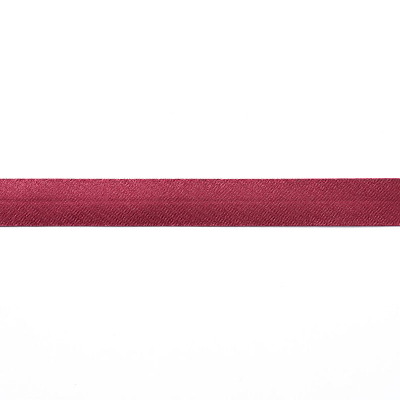 Bias binding Satin [20 mm] – burgundy,  image number 1