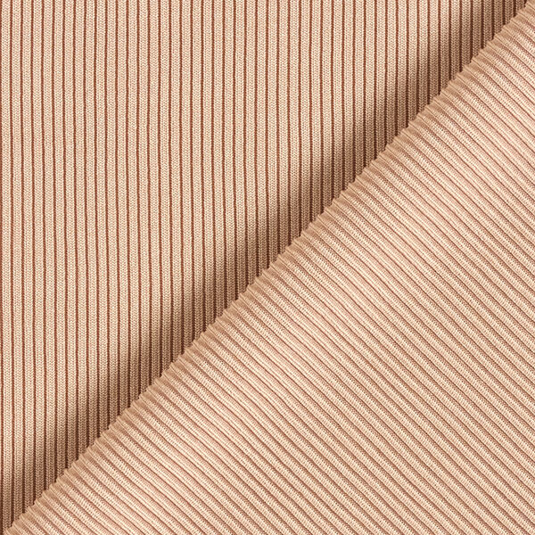 Plain ribbed knit – sand,  image number 4