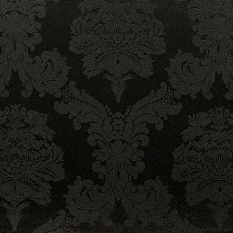 Decor Fabric Jacquard Damasco 280 cm – black,  image number 1