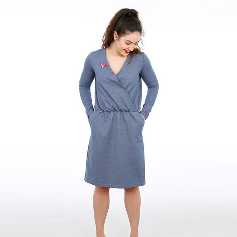 FRAU VILMA Wrap-Look Jersey Dress | Studio Schnittreif | XS-XXL,  image number 7