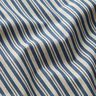 Decor Fabric Half Panama Fine Stripes – denim blue/natural,  thumbnail number 2