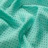 Glitter stripes and dots chiffon – turquoise,  thumbnail number 2