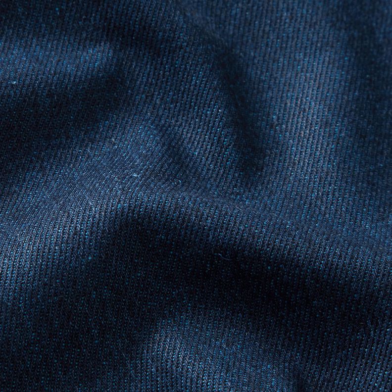 Mottled blend denim cotton – ocean blue,  image number 2