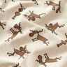 Decor Fabric Half Panama funny reindeer – natural/brown,  thumbnail number 2
