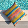 Outdoor Fabric Canvas Stripes – salmon/mustard,  thumbnail number 7