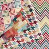 Decor Fabric Tapestry Fabric tetris – carmine/green,  thumbnail number 5
