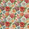 Decor Fabric Tapestry Fabric large flowers – light beige/red,  thumbnail number 1