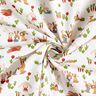 Cotton Poplin Bunnies in the garden – white,  thumbnail number 3