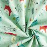 Cotton Cretonne Be Wild Fox – pastel green,  thumbnail number 3