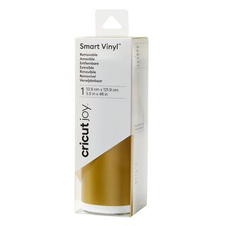 Cricut Joy Matte Smart Vinyl [ 13,9 x 121,9 cm ] – gold metallic, 