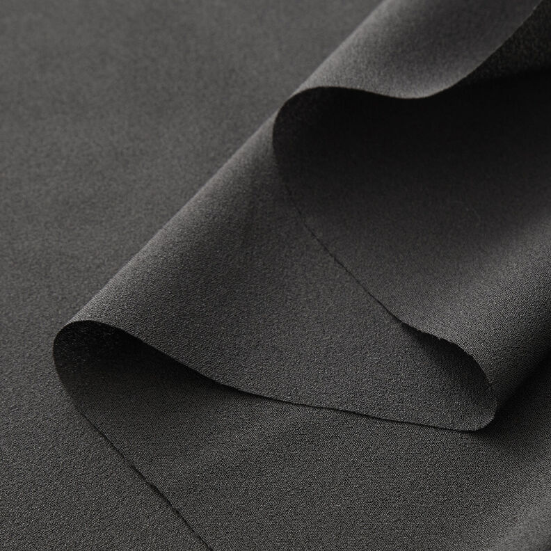Crepe Georgette – black,  image number 4