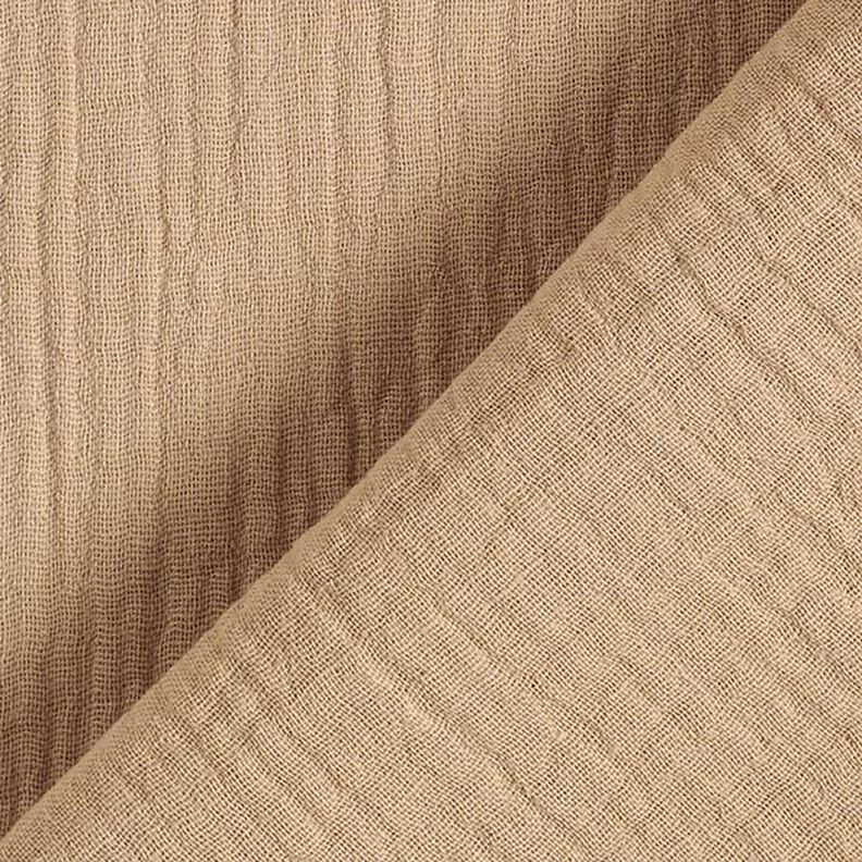 GOTS Double Gauze/Muslin | Tula – beige,  image number 4