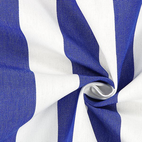 Awning fabric stripey Toldo – white/royal blue,  image number 2