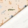 Cotton Jersey happy jungle animals – cashew,  thumbnail number 4