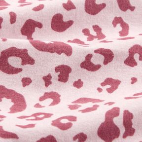Cotton Flannel Leopard Print &ndash; pink/pink, 