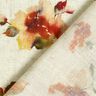 Viscose Linen Blend watercolour flowers &ndash; natural/terracotta | Remnant 80cm,  thumbnail number 4