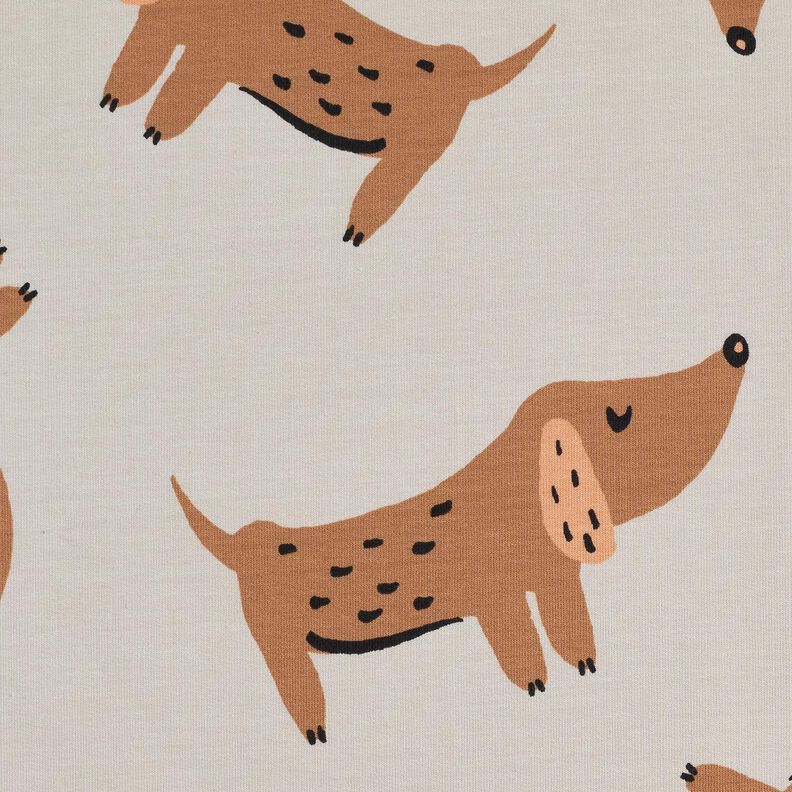 French Terry large dachshunds – light taupe,  image number 5