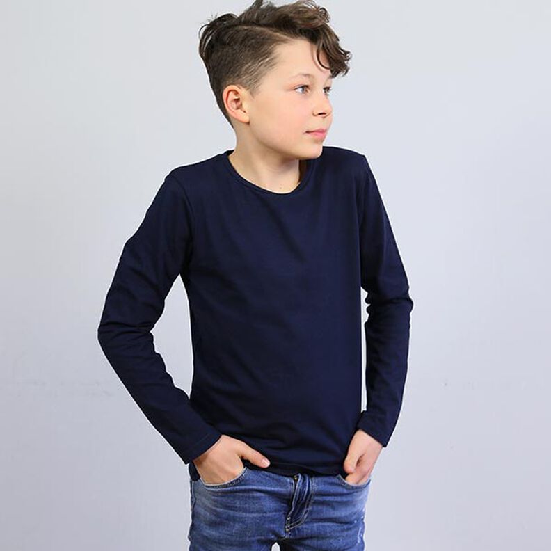 LEVI - long-sleeved shirt with colour blocking, Studio Schnittreif | 86 - 152,  image number 5