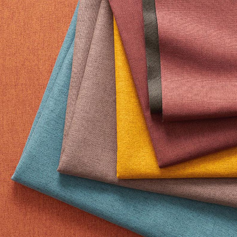 Fine melange upholstery fabric – terracotta,  image number 4