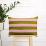 Decor Fabric Canvas cheerful stripes – pink/moss green,  thumbnail number 7