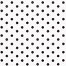Cotton Poplin Large Dots – white/black,  thumbnail number 1