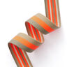 Neon Bag Strap Webbing [ 40 mm ] – neon orange/beige,  thumbnail number 2