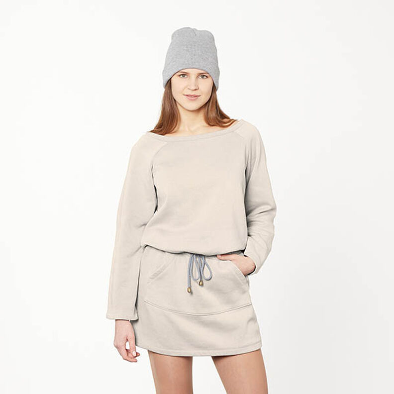 Brushed Sweatshirt Fabric Premium – natural, image number 5