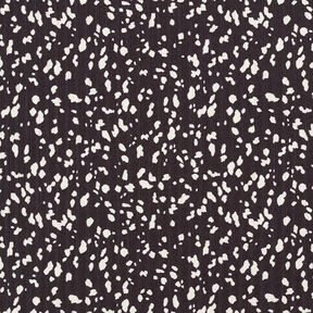 Abstract Dots Ribbed Jersey – black/white, 