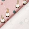 Cotton Jersey Gnomes in the snow – rosé,  thumbnail number 4