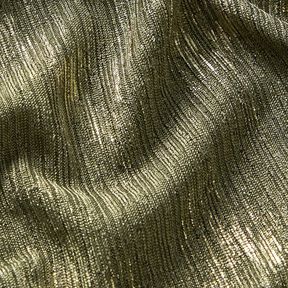 Fine Knit Gold Zigzag – khaki/metallic gold, 