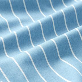 Chambray Stripes – light blue/offwhite, 