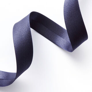 Bias binding Satin [20 mm] – navy blue, 