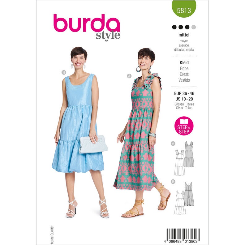 Dress | Burda 5813 | 36-46,  image number 1