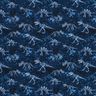 French Terry Dino Skeleton – navy blue,  thumbnail number 1