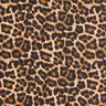 Coated Cotton fine leopard print – brown/black,  thumbnail number 1