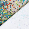 GOTS Cotton Jersey scattered mosaic | TCC x LOOKS by Wolfgang Joop – apple green/dark beige,  thumbnail number 6
