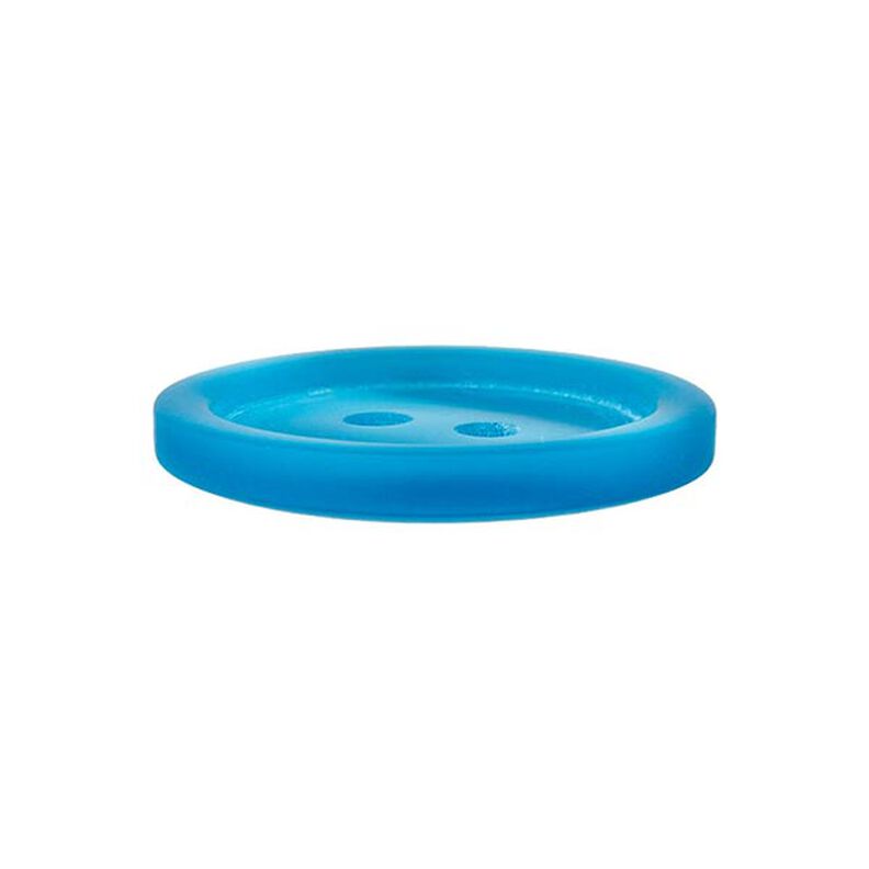 Basic 2-Hole Plastic Button - turquoise,  image number 2