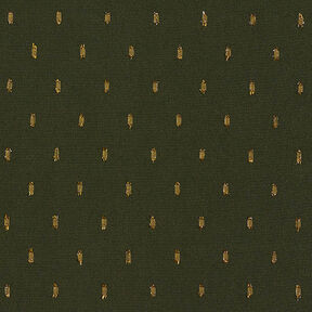 Glitter droplets viscose fabric – dark green, 