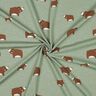 Cotton Jersey Bears | Poppy Fabrics – reed/chestnut,  thumbnail number 3