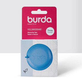Rolled Measuring Tape, 150cm – light blue | Burda, 