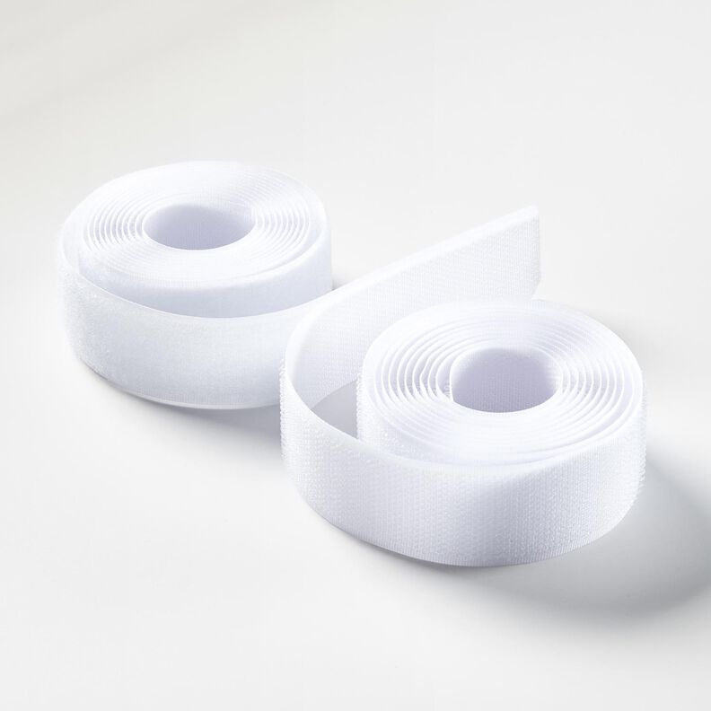 Velcro tape set [2 x 2m | 30 mm] – white,  image number 2